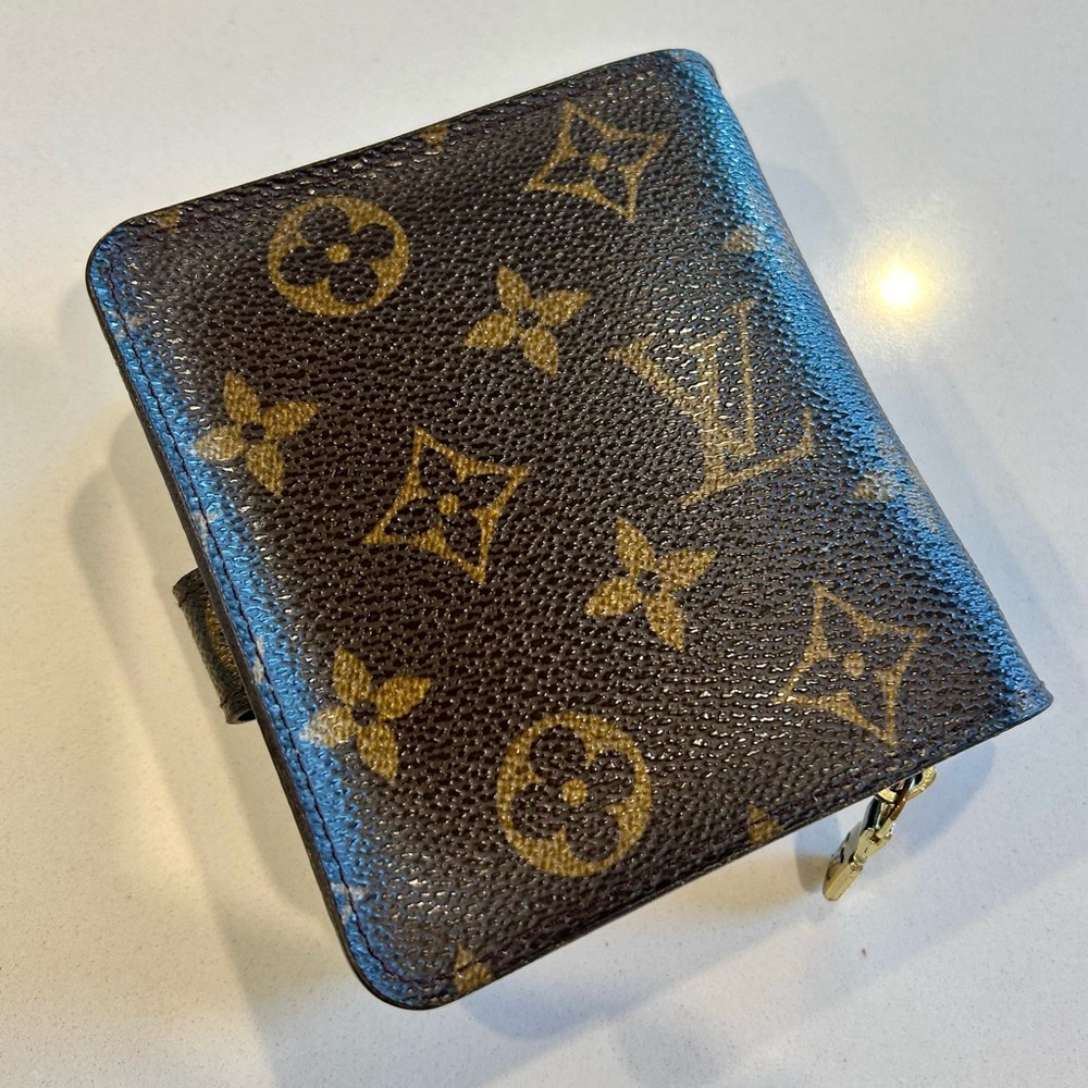Louis Vuitton bifold compact Monogram wallet 2001 - Picture 7 of 8